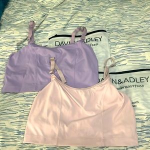 Davin & Adley Nursing/Pumping Cami 2.0 pastel 2-pack, XL
